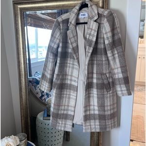 BB Dakota Steve Madden plaid coat